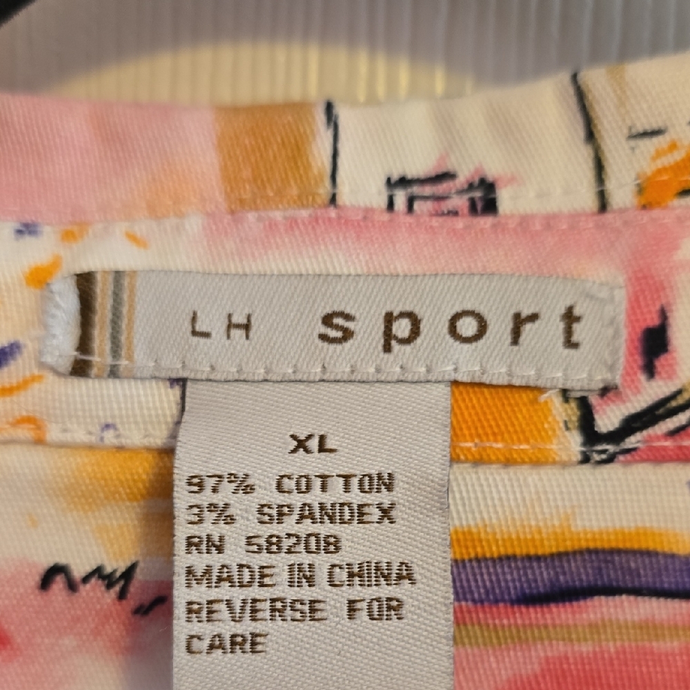 LH‎ Sport Floral Button-Up Shirt - Picture 2 of 6